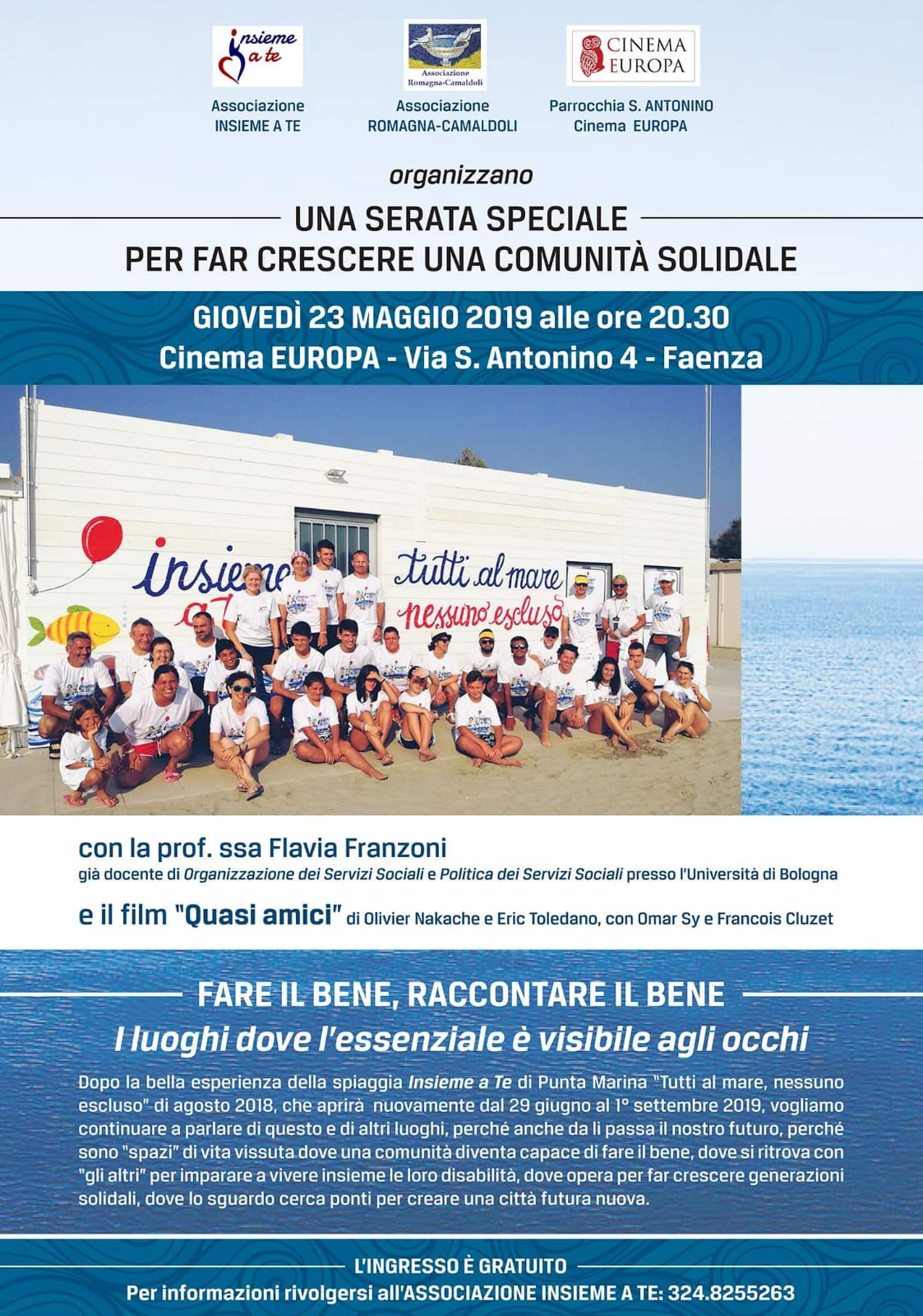 Una serata speciale per far crescere una comunità solidale