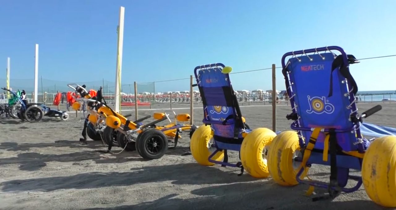 Ravenna: Una spiaggia attrezzata per la disabilità a Punta Marina [Video – da Settesere.it]