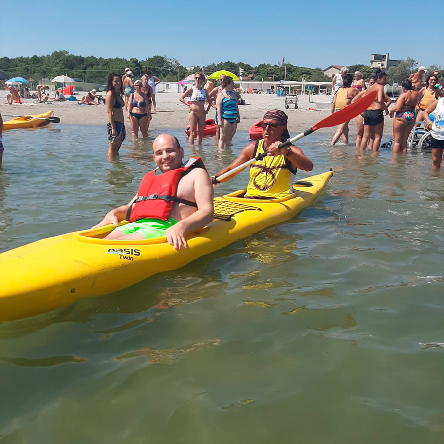 Giri in canoa - spiaggia Insieme a Te