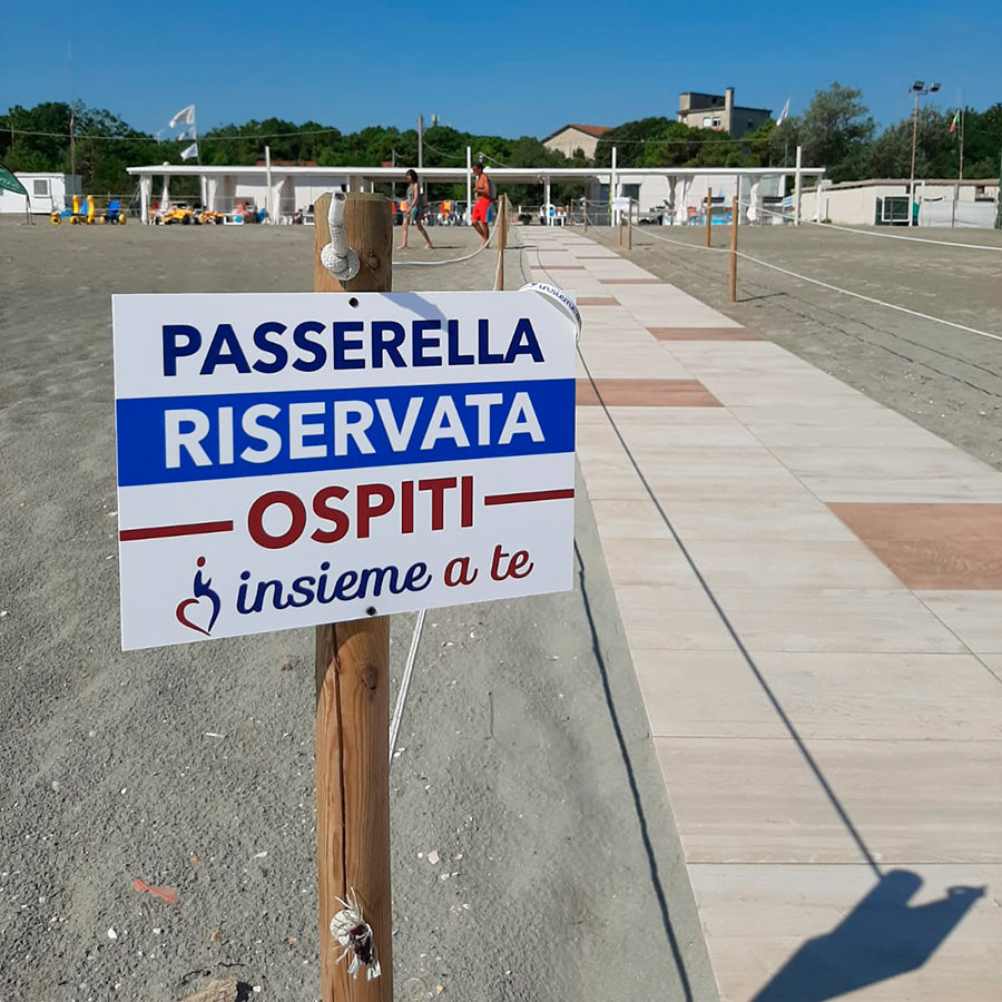 Passerella spiaggia Insieme a Te