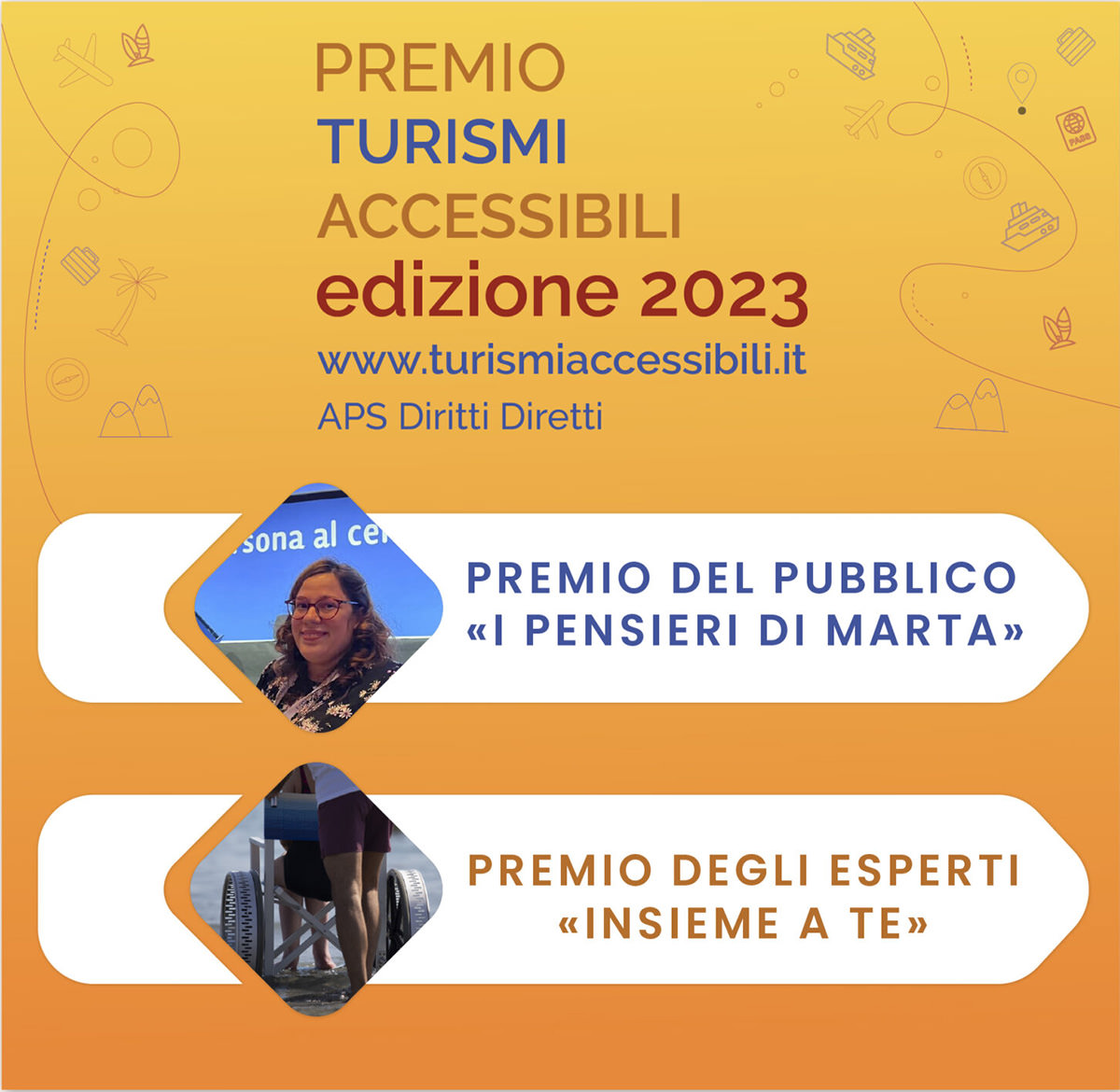 L’Associazione Insieme a Te vince il Premio Turismi Accessibili 2023