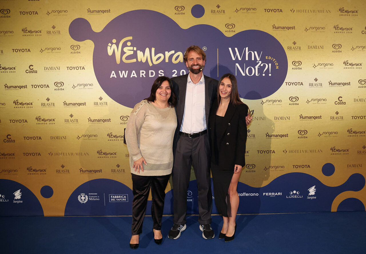 L’Associazione Insieme a Te premiata ai WEmbrace Awards 2024, serata di celebrazione dell’inclusione organizzata da art4sports di Bebe Vio