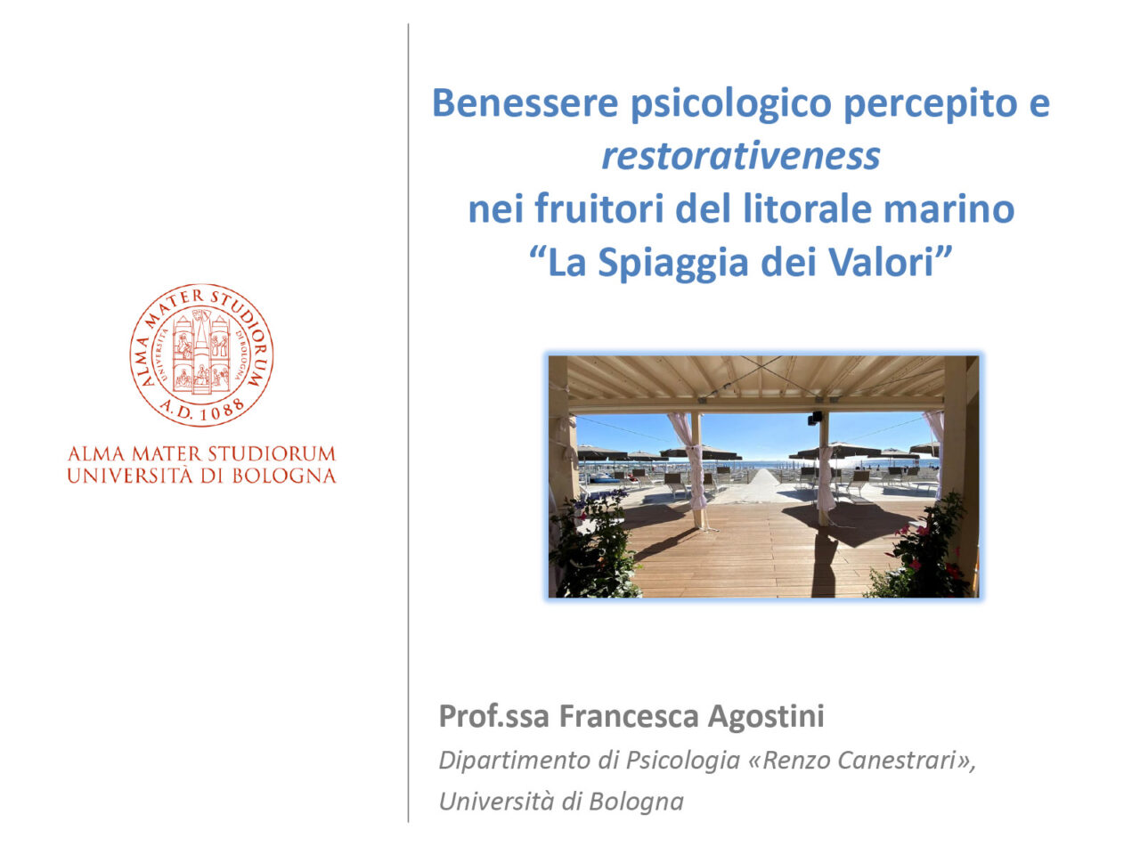 La Spiaggia dei Valori: un luogo rigenerante per il benessere psicologico