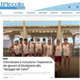 Volontariato e inclusione: l’esperienza dei giovani di Modigliana alla “Spiaggia dei Valori” [ilpiccolo.org]