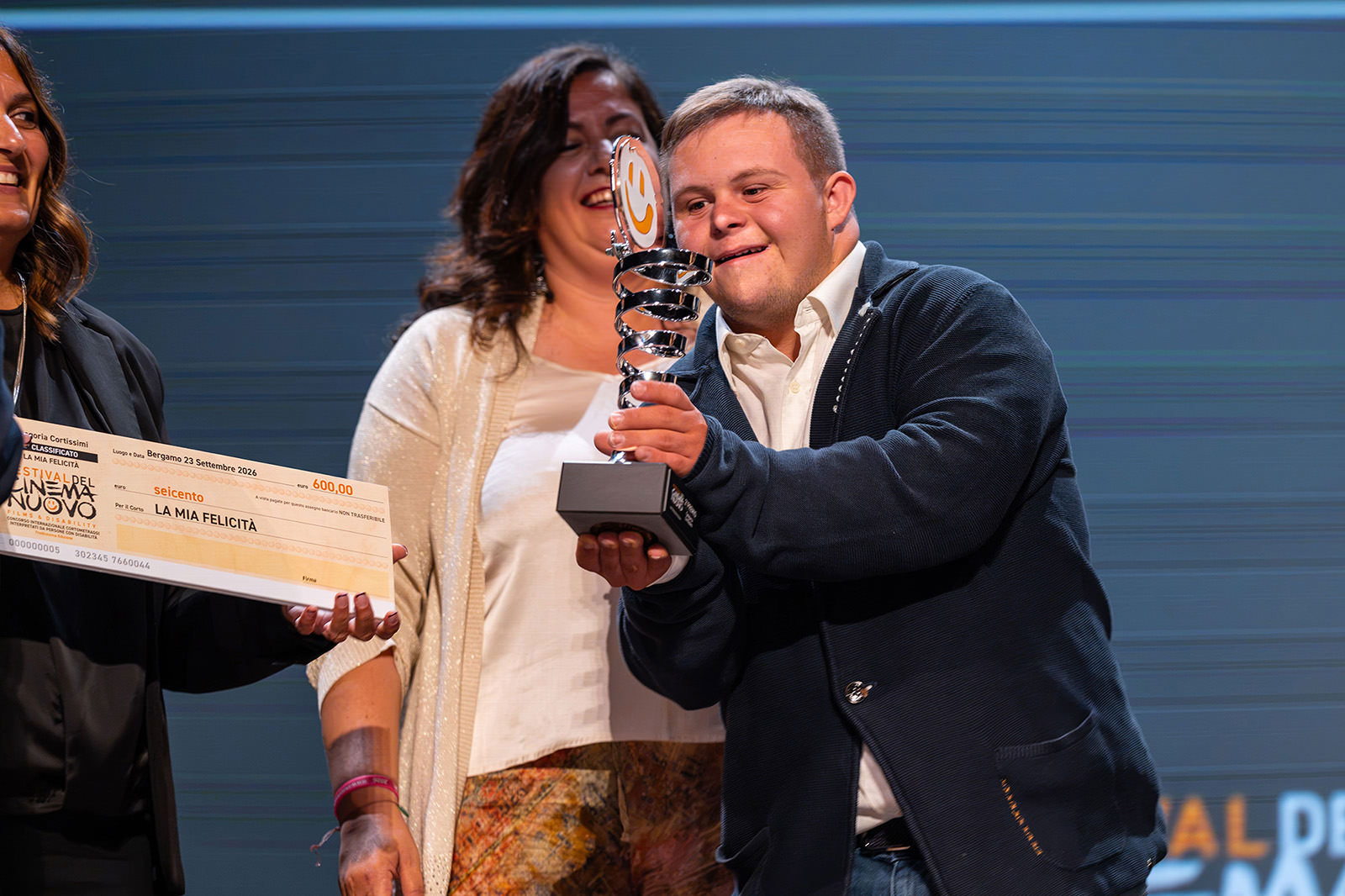 “La mia felicità”, cortometraggio dell'Associazione Insieme a Te, conquista il secondo posto al Festival internazionale del Cinema Nuovo