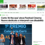 “La mia felicità”, cortometraggio dell'Associazione Insieme a Te, conquista il secondo posto al Festival internazionale del Cinema Nuovo